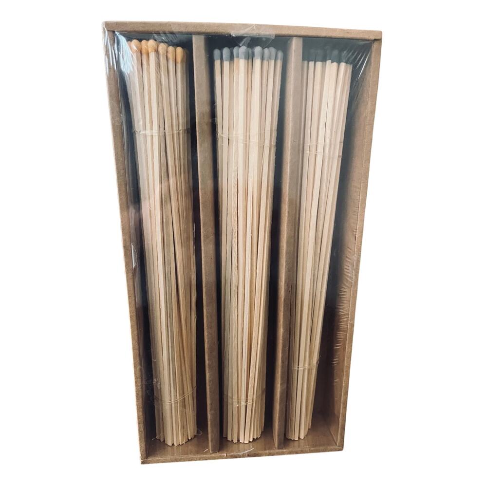 NIB Creative co-op 11.5” Fireplace Safety Matches 150ct